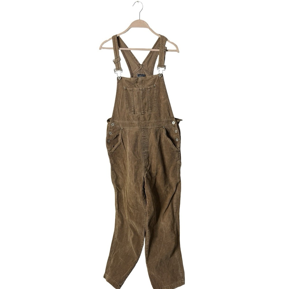 Vintage Y2K Sonoma brown carpenter Overalls, Size L, 100% Cotton